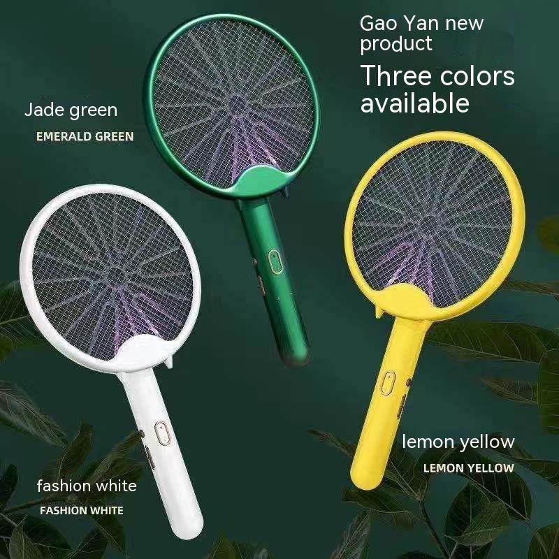 Household Mosquito Killing Lamp Three-in-one Rechargeable Mosquito Swatter - Mubimart