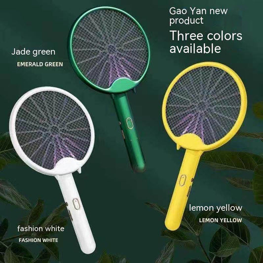 Household Mosquito Killing Lamp Three-in-one Rechargeable Mosquito Swatter - Mubimart