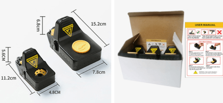 Household Plastic Device Type Rat Trap - Mubimart