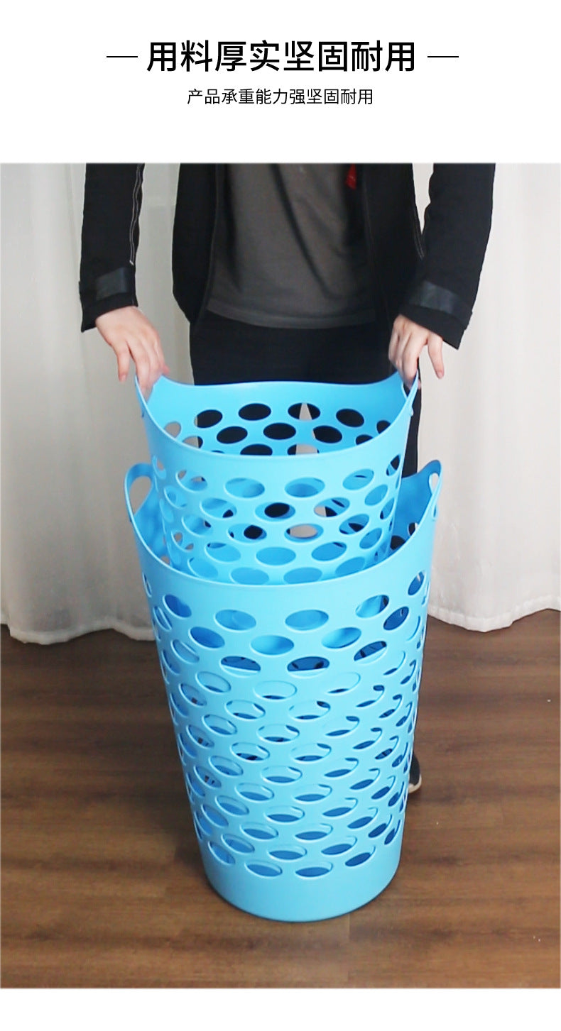 Household Portable Portable Plastic Storage Basket - Mubimart -  