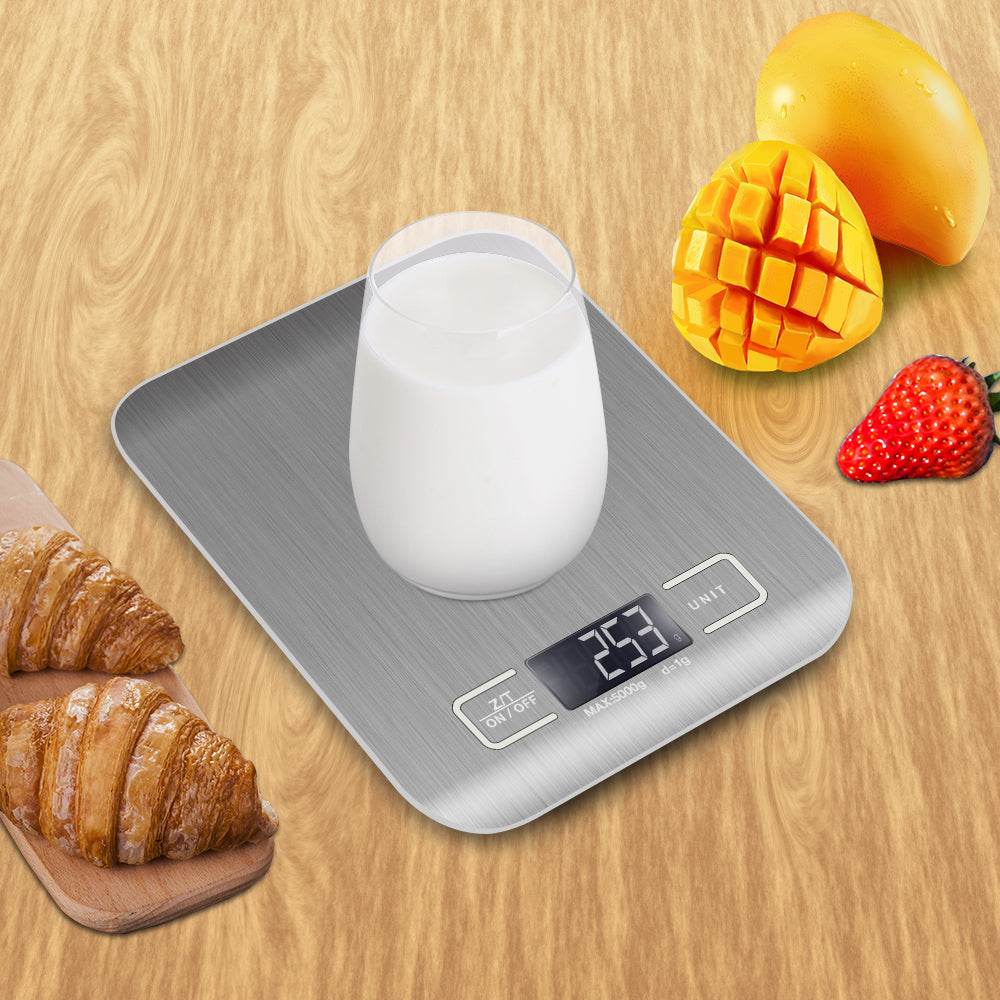 Household Precision Stainless Steel Food Electronic Scale - Mubimart