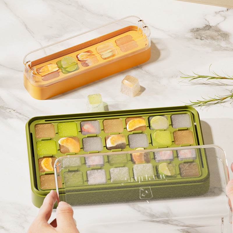 Household Press Mini Ice Tray Ice Cube Mold - Mubimart