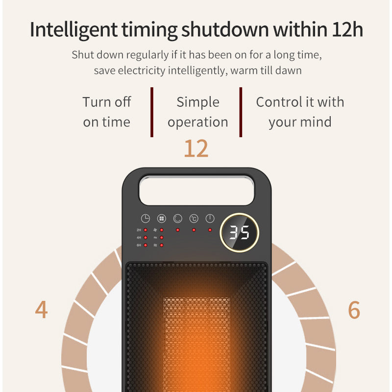 Household Remote Control Heater Power Saving Vertical - Mubimart -  