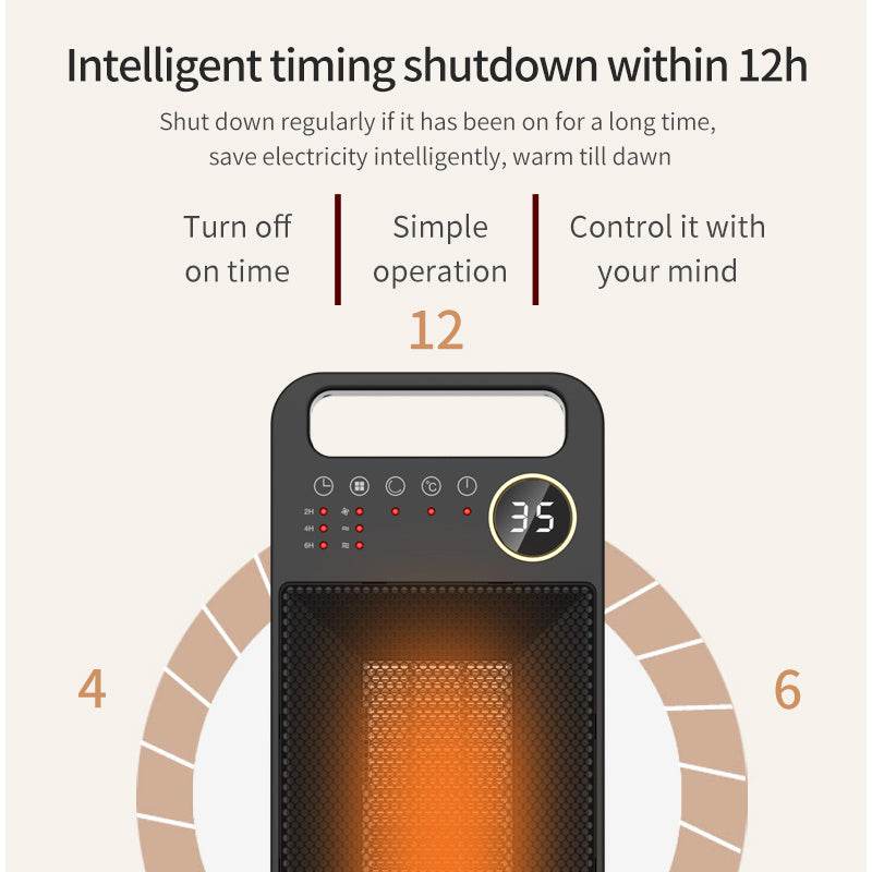 Household Remote Control Heater Power Saving Vertical - Mubimart