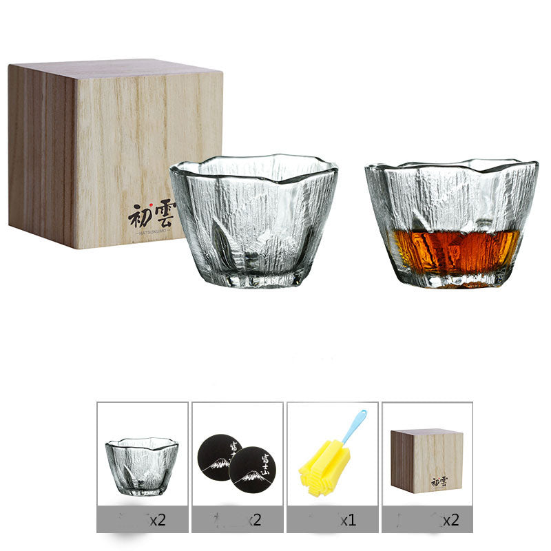 Household Simple Crystal Glass Whiskey Glass - Mubimart -  