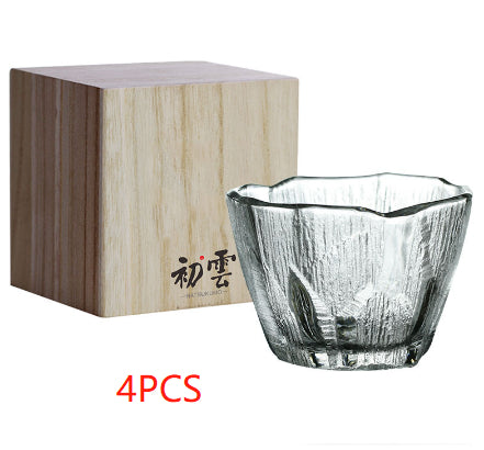 Household Simple Crystal Glass Whiskey Glass - Mubimart -  