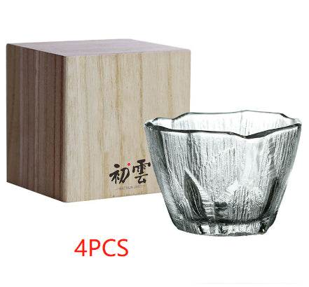Household Simple Crystal Glass Whiskey Glass - Mubimart