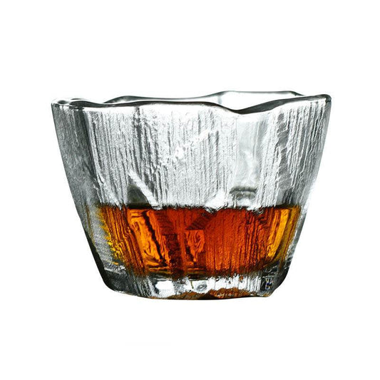 Household Simple Crystal Glass Whiskey Glass - Mubimart