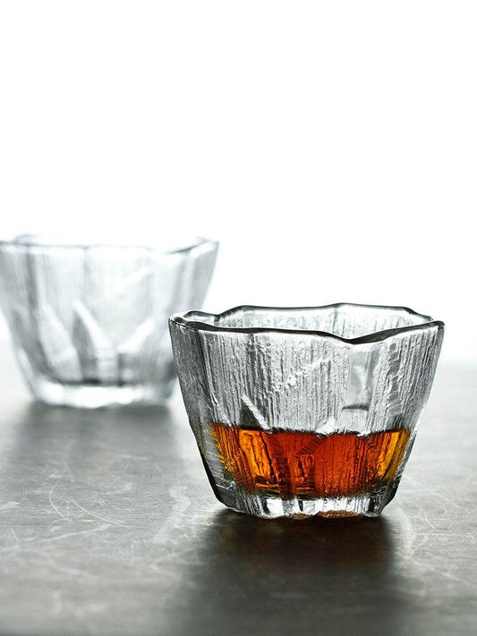 Household Simple Crystal Glass Whiskey Glass - Mubimart