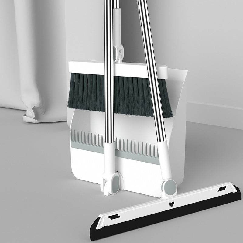 Household Simple Folding Can Be A Dustpan Set Of Broom - Mubimart