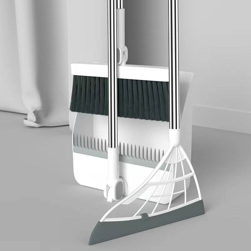 Household Simple Folding Can Be A Dustpan Set Of Broom - Mubimart