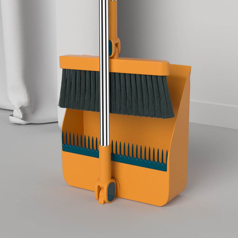 Household Simple Folding Can Be A Dustpan Set Of Broom - Mubimart