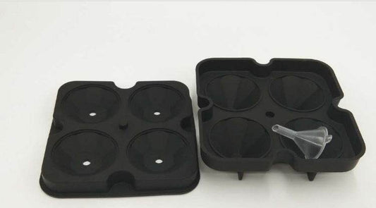 Household Simple Silicone Four-hole Ice Maker - Mubimart