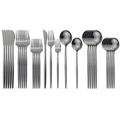 Household Stainless Steel Cutlery Cutlery Set - Mubimart - Flatware 