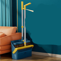 Household Sweeper Soft Broom Dustpan Combination - Mubimart - Broom 