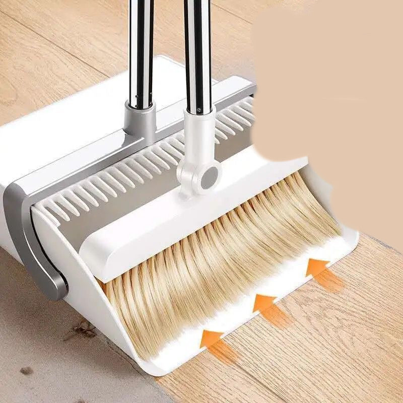 Household Sweeper Soft Broom Dustpan Combination - Mubimart -  