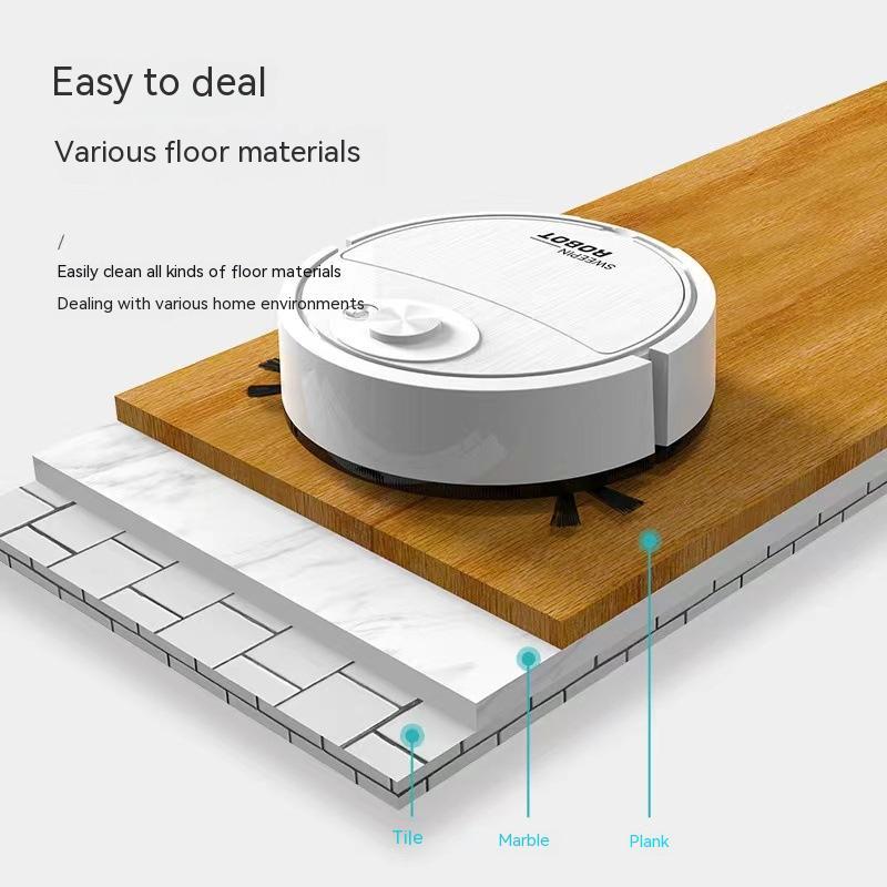 Household Sweeping Robot Intelligent Cleaning Machine Three-in-one Vacuum Cleaner - Mubimart -  