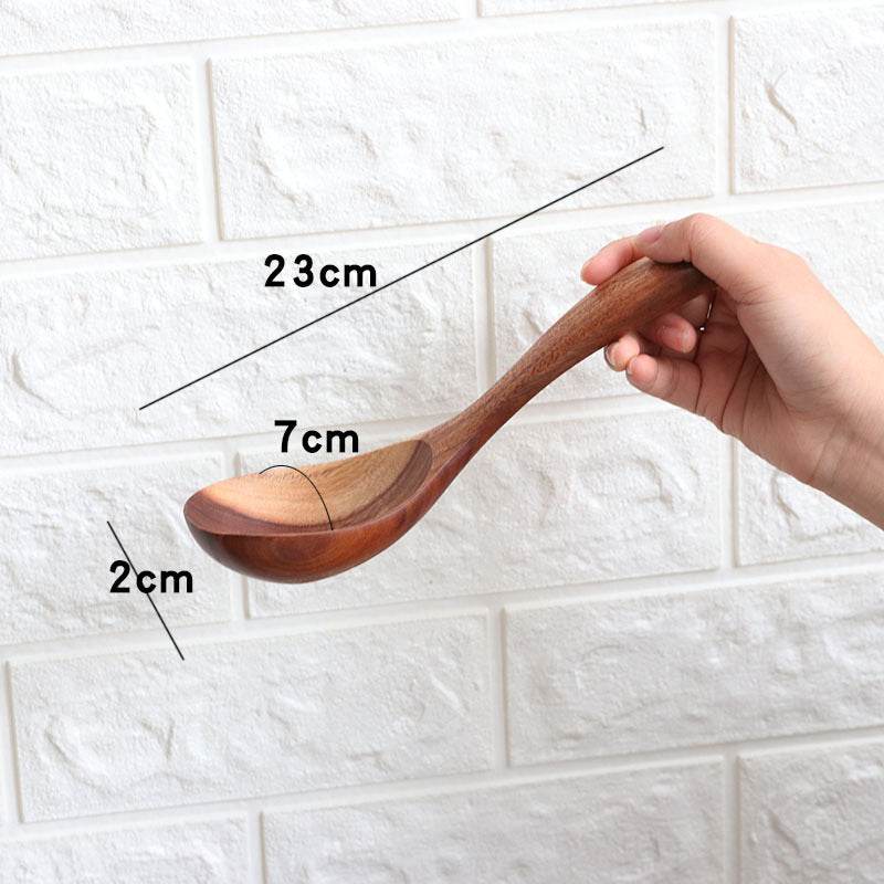 Household Teak Cooking Spoon And Spatula - Mubimart