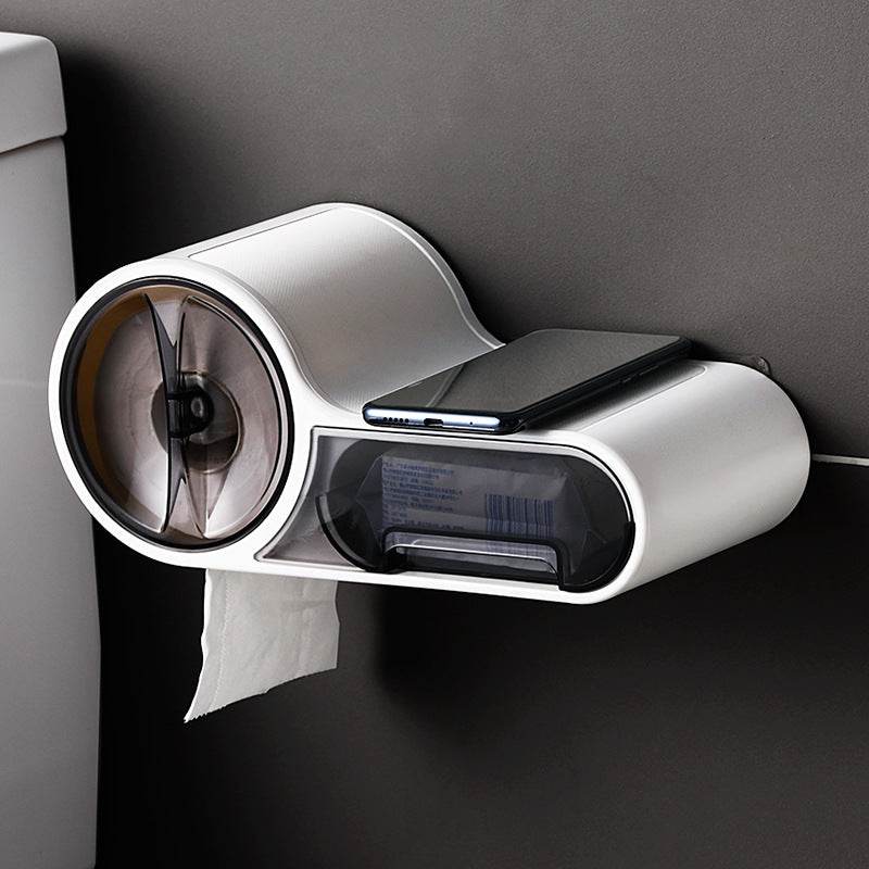 Household Toilet Paper Towel Holder Toilet is Free of Punching - Mubimart
