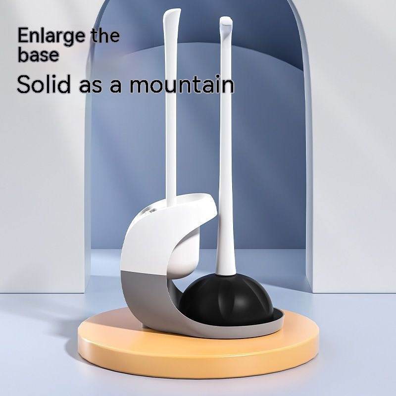 Household Toilet Plunger Combination Cleaning Brush Suit Plungers Toilet Drainage Facility Toilet - Mubimart