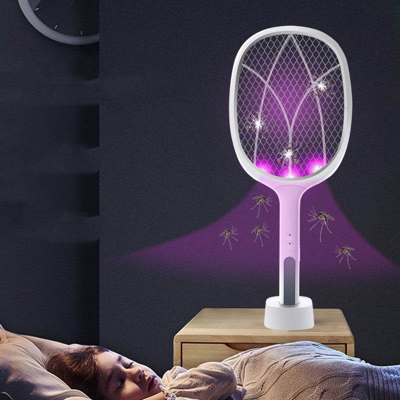 Household USB Rechargeable Photocatalyst Electric Mosquito Swatter - Mubimart