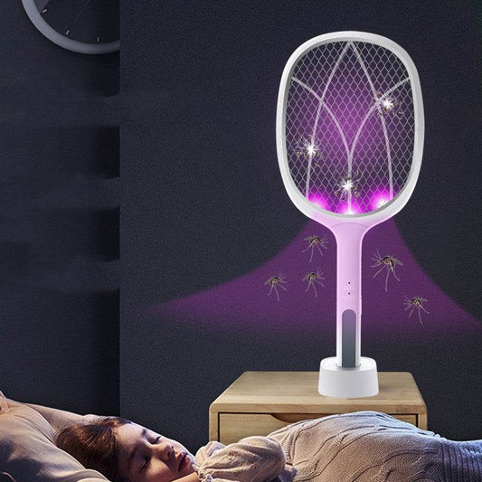 Household USB Rechargeable Photocatalyst Electric Mosquito Swatter - Mubimart