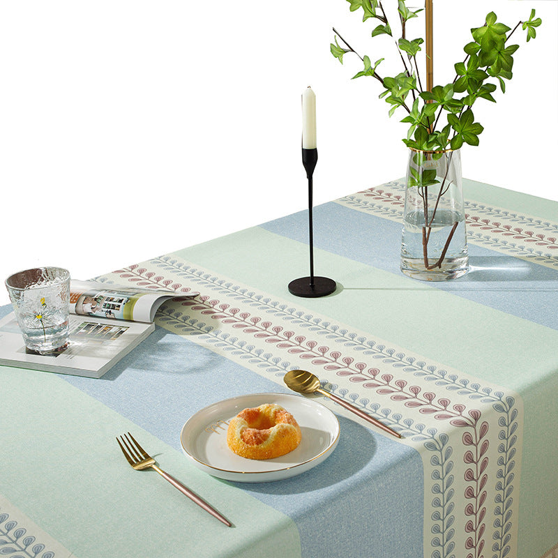 Household Waterproof Tea Table, Dining Table, Desk, Tablecloth, Cloth, Dustproof Tablecloth - Mubimart -  