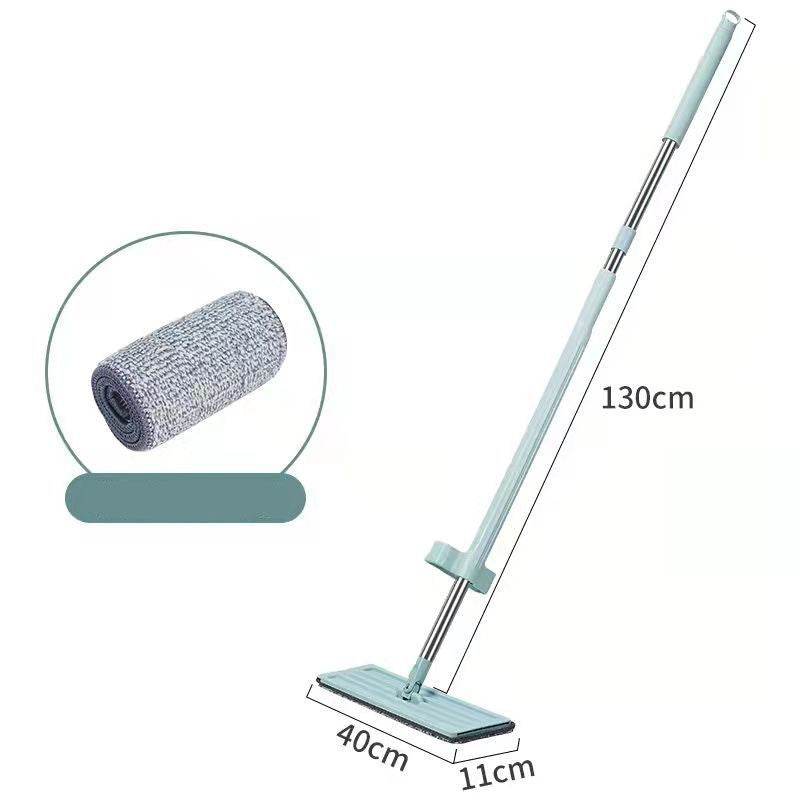Household Wet And Dry Flat Lazy Mop - Mubimart