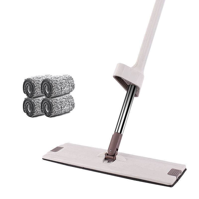 Household Wet And Dry Flat Lazy Mop - Mubimart