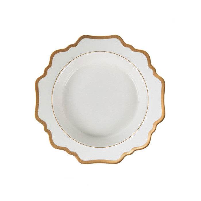 Household White Gold Sunflower Dinner Plate - Mubimart