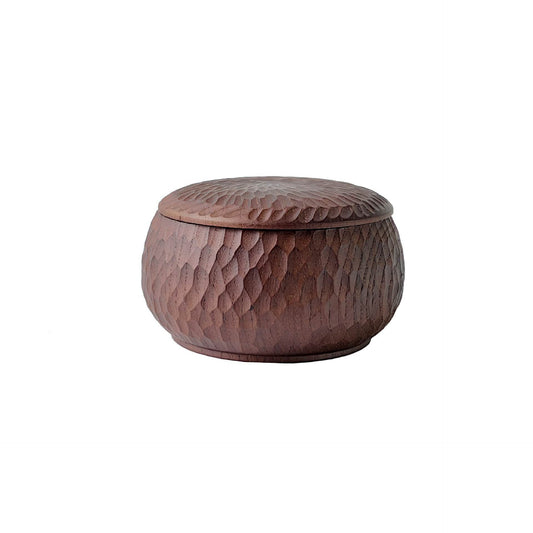 Household Wooden Bowl Internet Celebrity Eating Bowl Japanese Style Handmade Carving - Mubimart