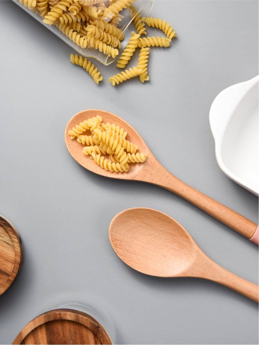 Household beech spatula wood spatula - Mubimart