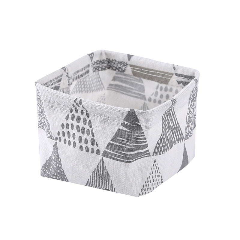 Household fabric storage basket - Mubimart -  