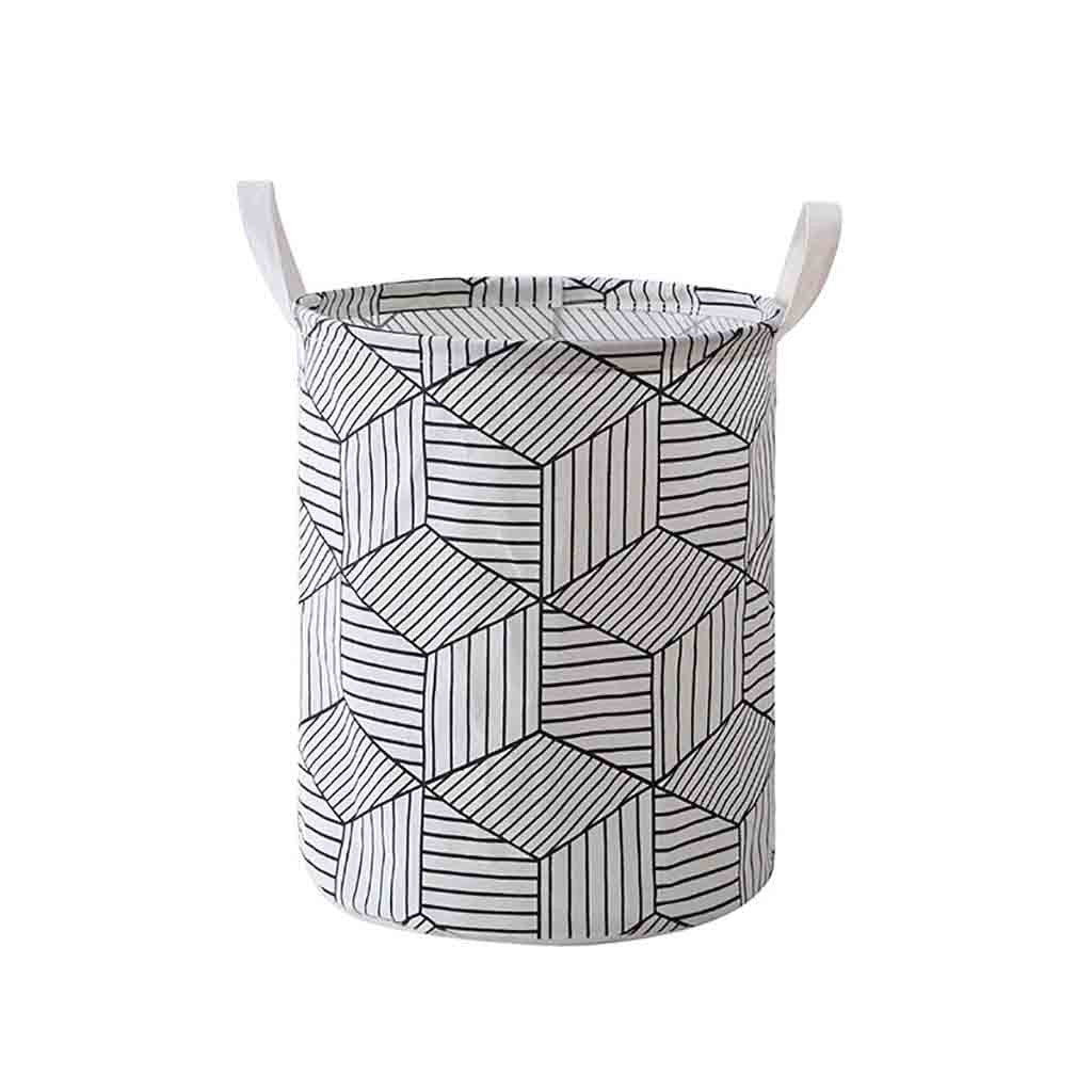 Household fabric storage basket - Mubimart -  