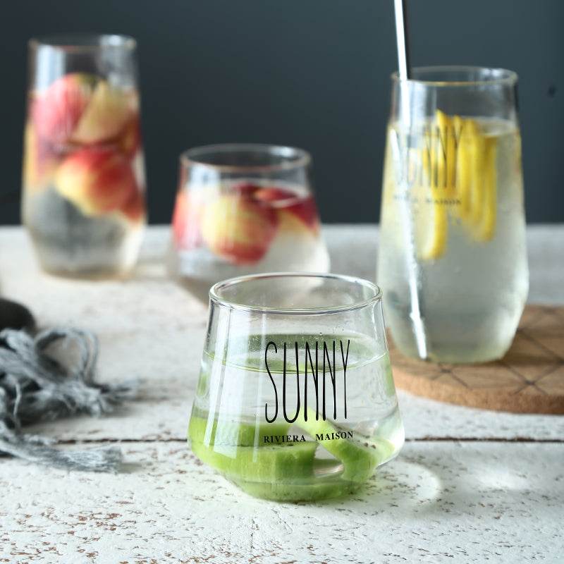 Household glass water cup juice cup - Mubimart
