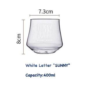 Household glass water cup juice cup - Mubimart