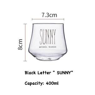 Household glass water cup juice cup - Mubimart