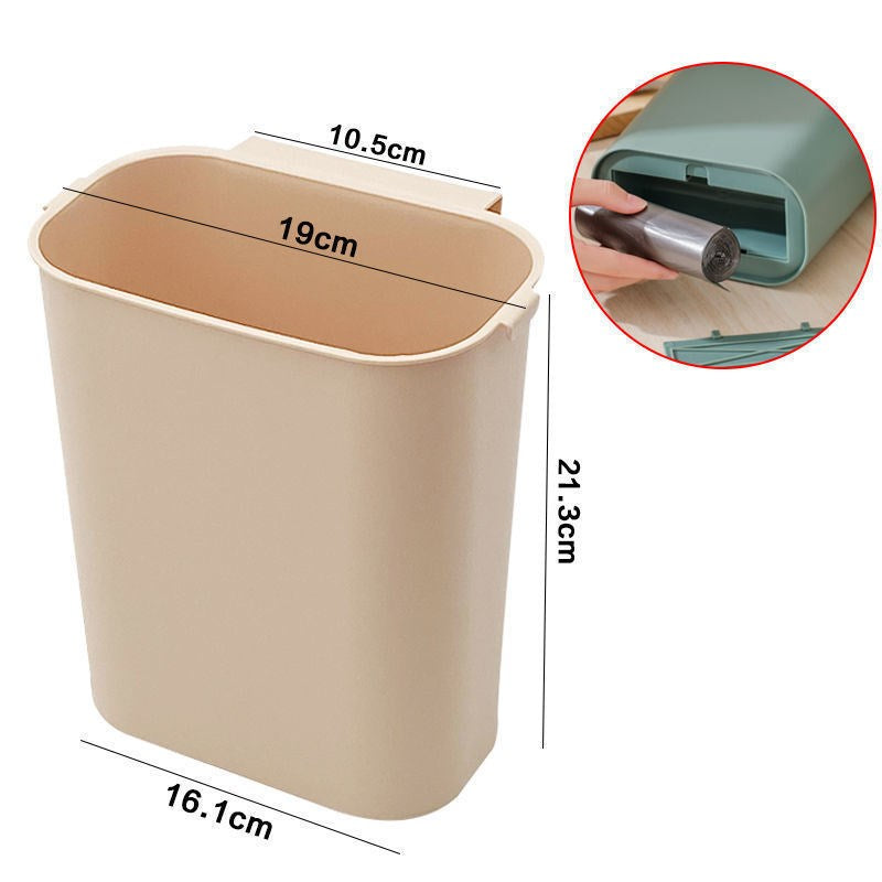 Household hanging folding trash can - Mubimart -  