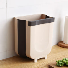 Household hanging folding trash can - Mubimart - Trash can 