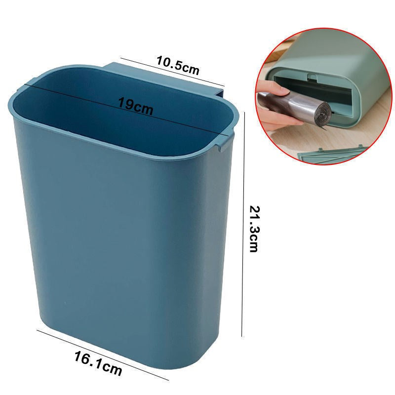 Household hanging folding trash can - Mubimart -  