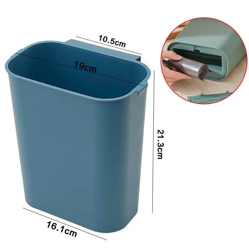 Household hanging folding trash can - Mubimart