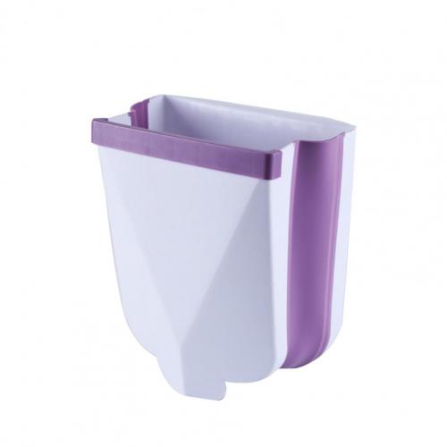 Household hanging folding trash can - Mubimart -  