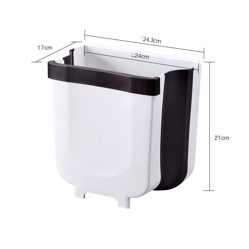 Household hanging folding trash can - Mubimart -  