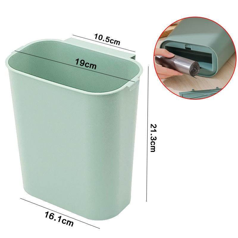 Household hanging folding trash can - Mubimart