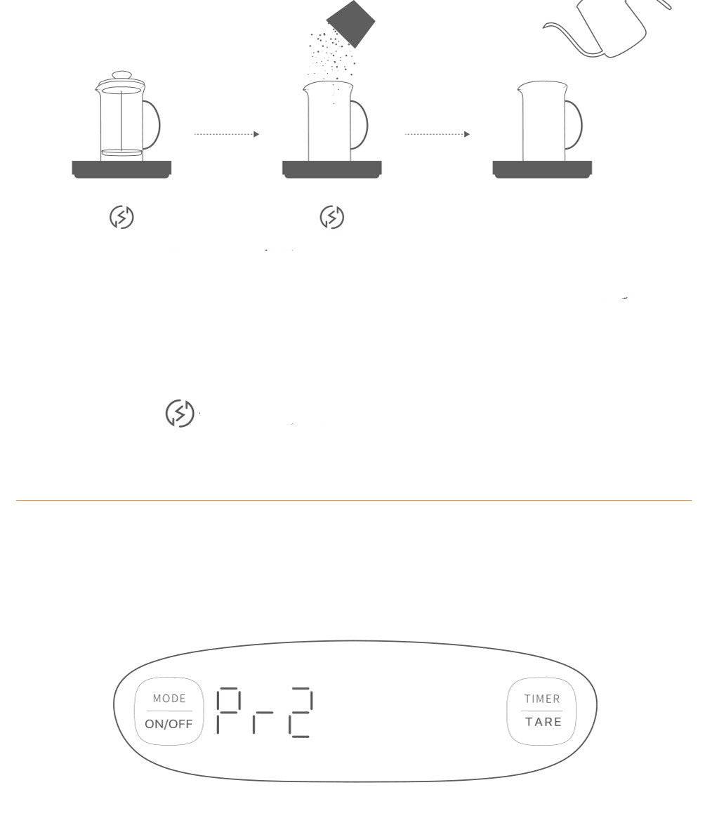 Household kitchen Scale Rechargeable Food Coffee Scale Mini Roast Weighing Coffee Electronic Scale - Mubimart