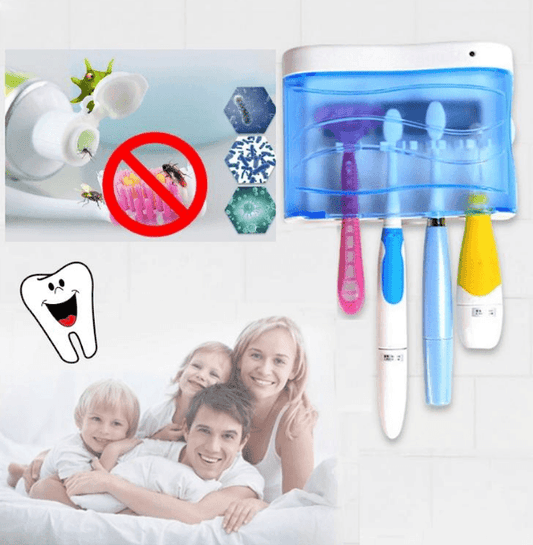 Household toothbrush box toothbrush holder UV sterilizer toothbrush box - Mubimart