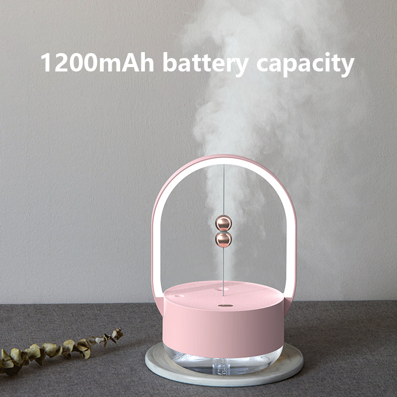 Humidifier Portable Mini Household Small Moisturizing Aromatherapy Car Creativity Air Purifier USB Humidifier LED Mist Maker - Mubimart -  