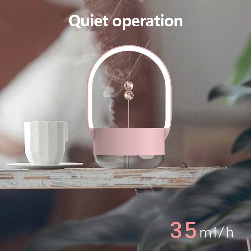 Humidifier Portable Mini Household Small Moisturizing Aromatherapy Car Creativity Air Purifier USB Humidifier LED Mist Maker - Mubimart