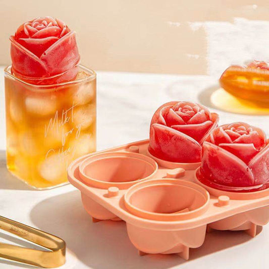 Ice Box Small Ice Hockey Refrigerator With Lid Artifact Summer Ice Tray Household Food Grade Ice Cube Mold Ice Storage - Mubimart