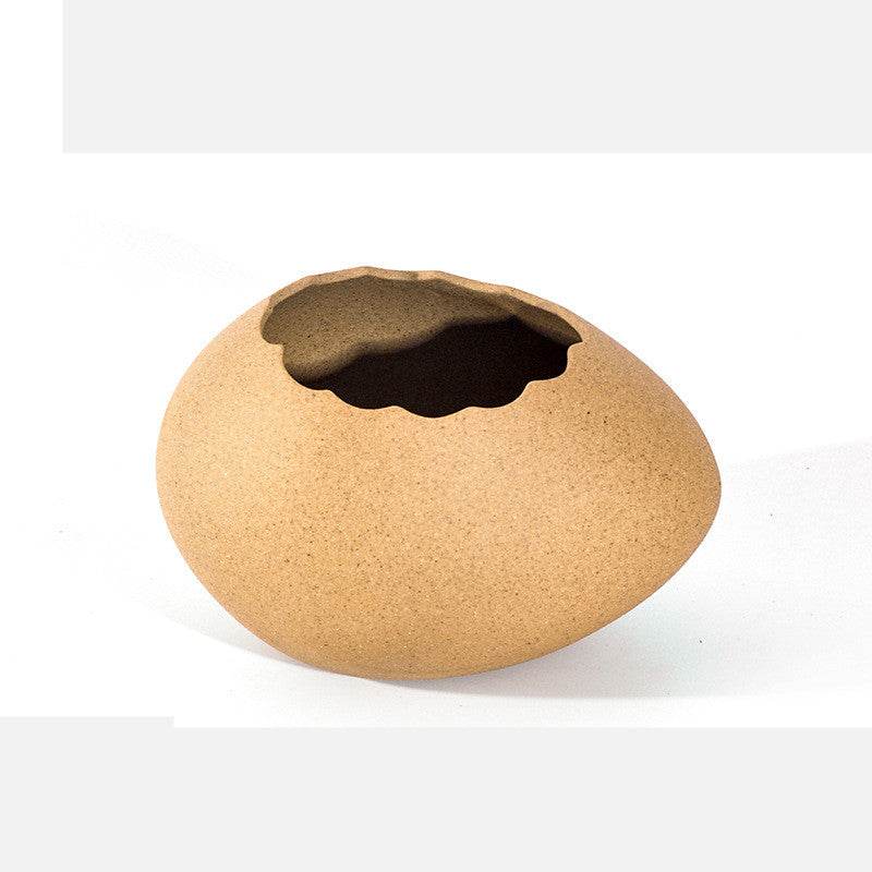 Ice Cream Bowl Egg Ostrich Eggshell Bowl - Mubimart